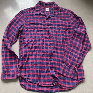 Gap Men’s Blue & Red Gingham